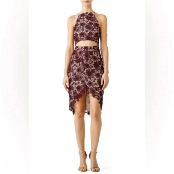 Stylestalker Rosale Lace Dress with Cut Out - Picture 2 of 9
